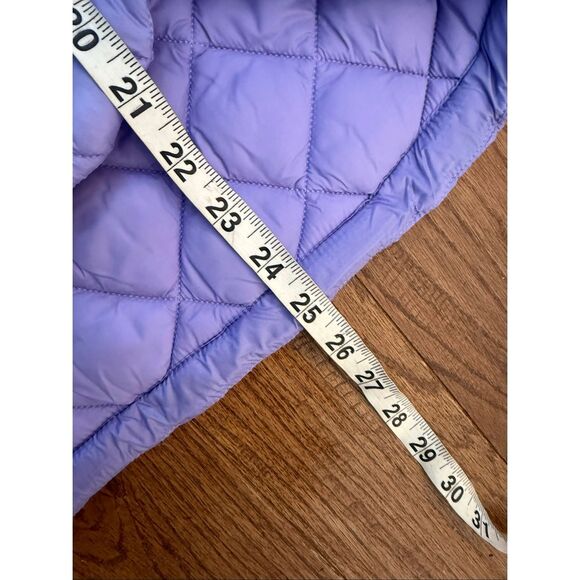 Athleta whisper featherless down purple puffer jacket size xxs - Picture 5 of 9